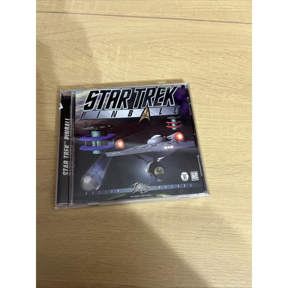 Star Trek pinball action arcade cd rom ibm pc game play windows 95 Interplay